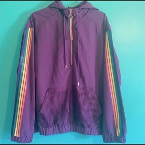 ASHLEY BY 26 INT. | Purple/Retro Windbreaker - L